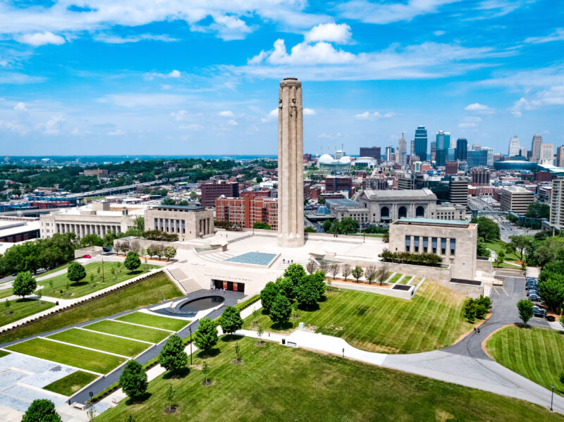 Aerial View Day – National WWI Museum and Memorial (1)